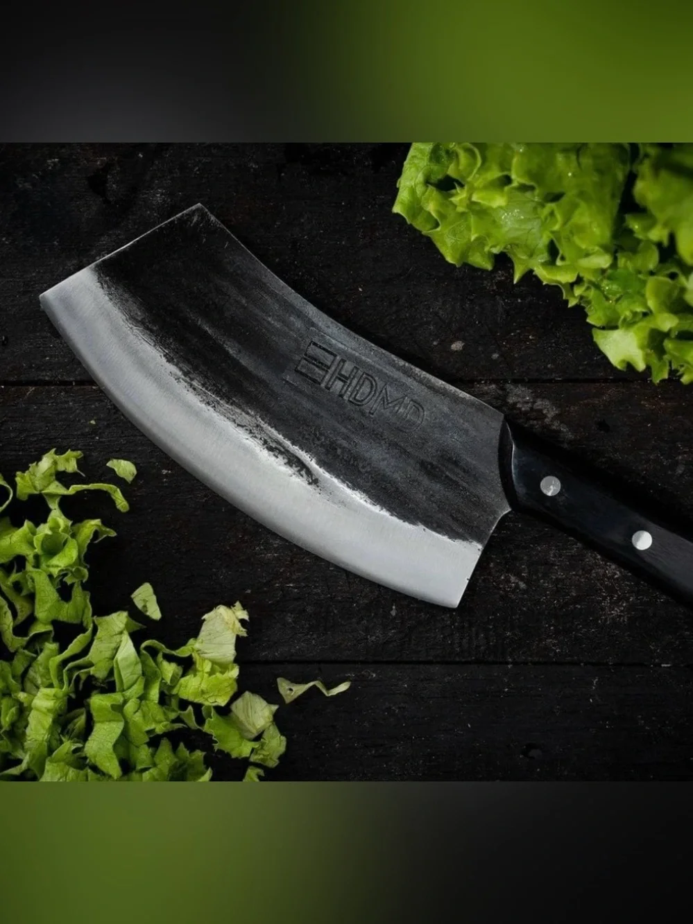 Premium 7.28” High Carbon Steel Chef Knife – Pakkawood Handle 🔥🍽️